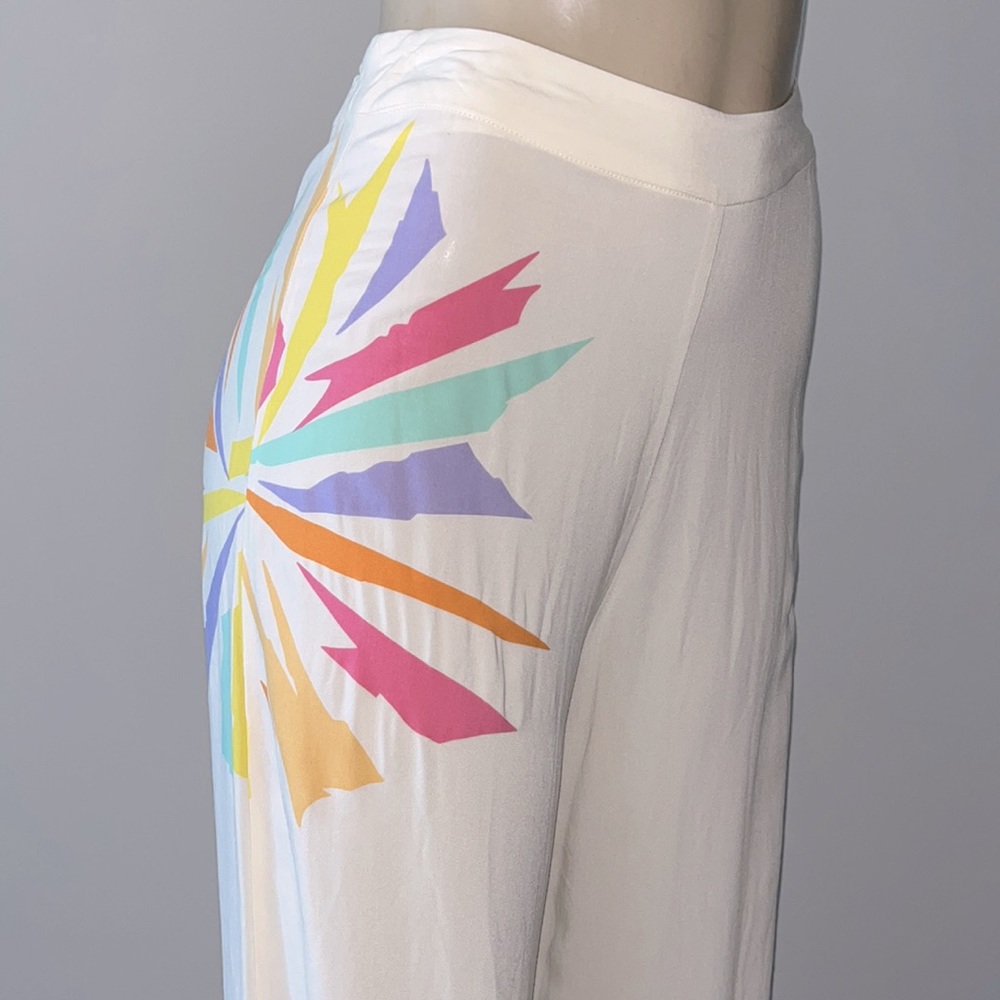 Julie Brown NYC Echo Beach Kendel Pants Cream Small - Picture 2 of 5